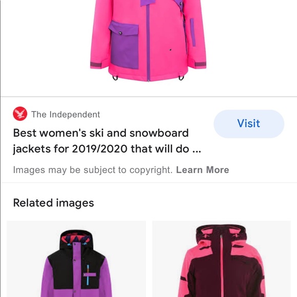 ELECTRIC PINK AND PURPLE SKI OUTFITS BRAND NEW - Picture 9 of 9